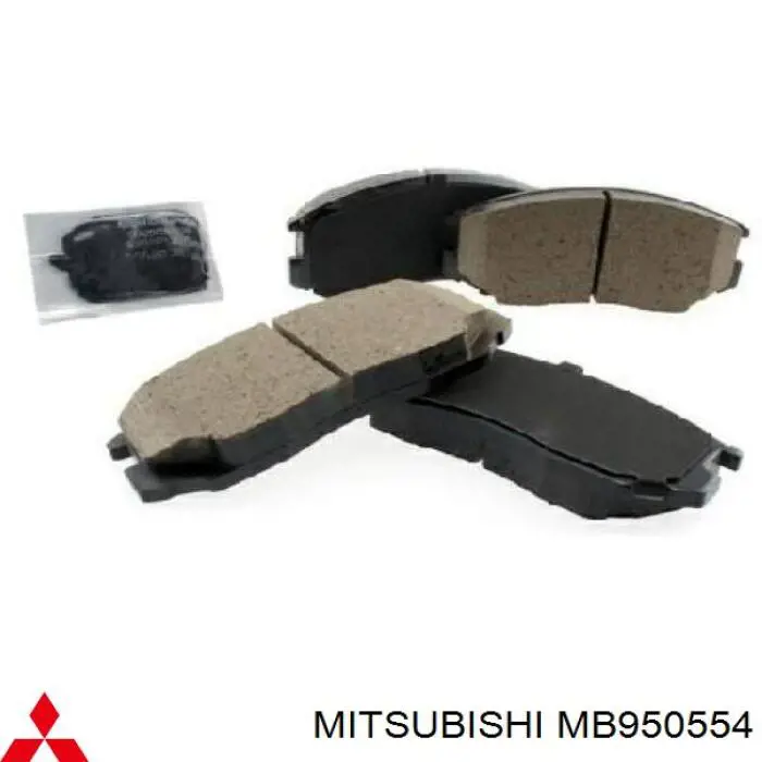 MB950554 Mitsubishi pastillas de freno delanteras