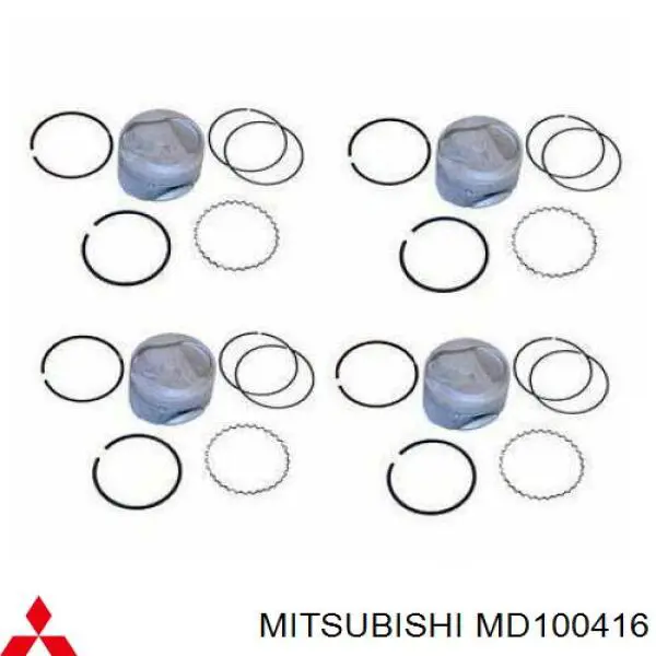 Pistón para cilindro MD100416 Mitsubishi