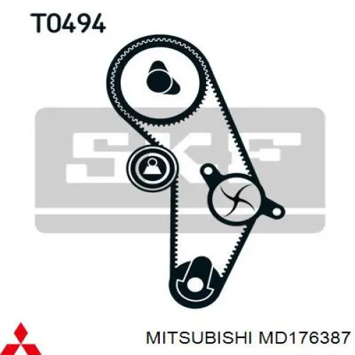 MD176387 Mitsubishi correa distribucion