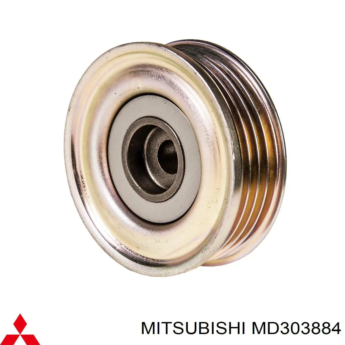 MD303884 Mitsubishi rodillo, correa trapecial poli v