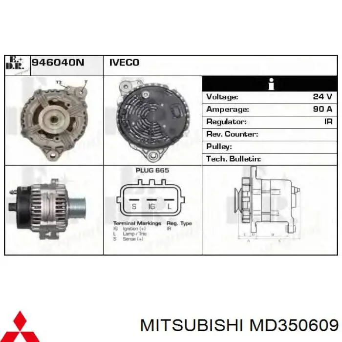 MD350609 Mitsubishi 