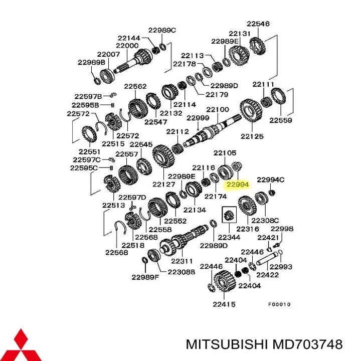 MD703748 Mitsubishi 