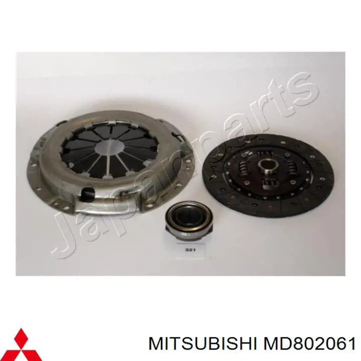 MD802061 Mitsubishi disco de embrague