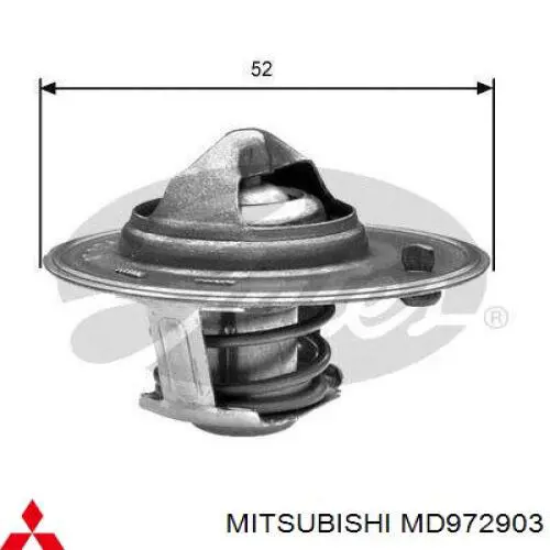 MD972903 Mitsubishi termostato, refrigerante