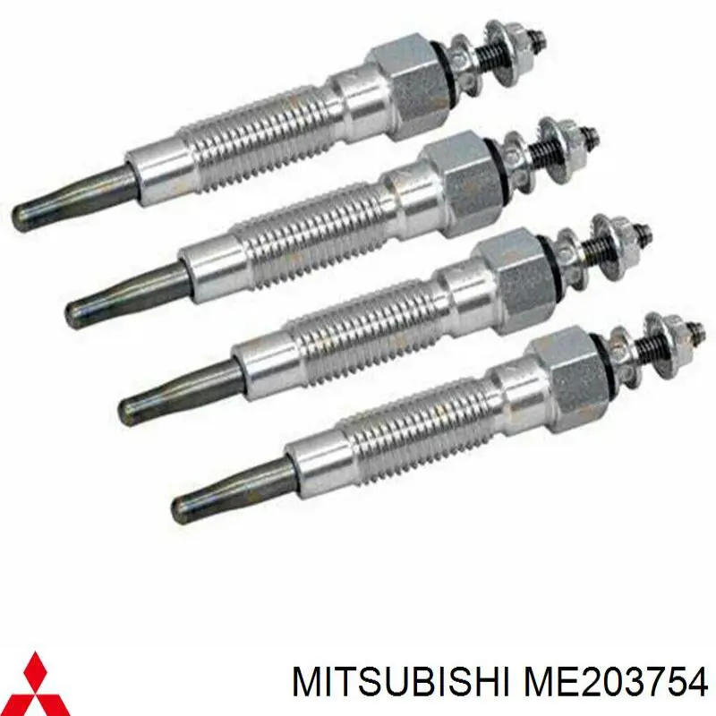 ME203754 Mitsubishi bujía de incandescencia