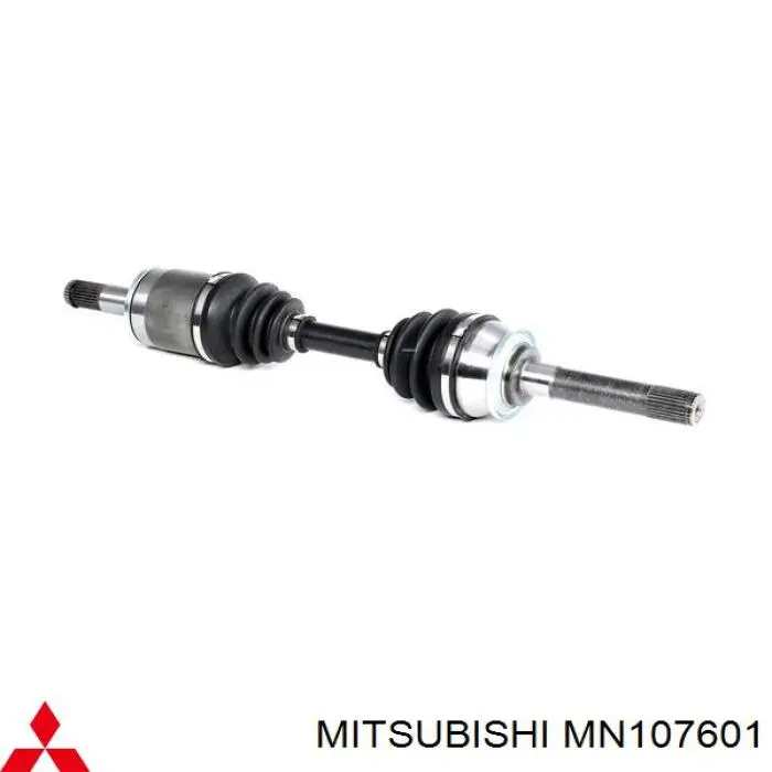 MN107601 Mitsubishi árbol de transmisión delantero izquierdo