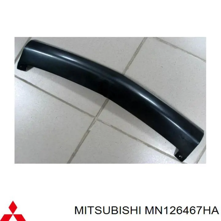  Listón embellecedor/protector, parachoques delantero para Mitsubishi Lancer 9 