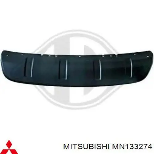  Rejilla de antinieblas delantera derecha para Mitsubishi Outlander 1 