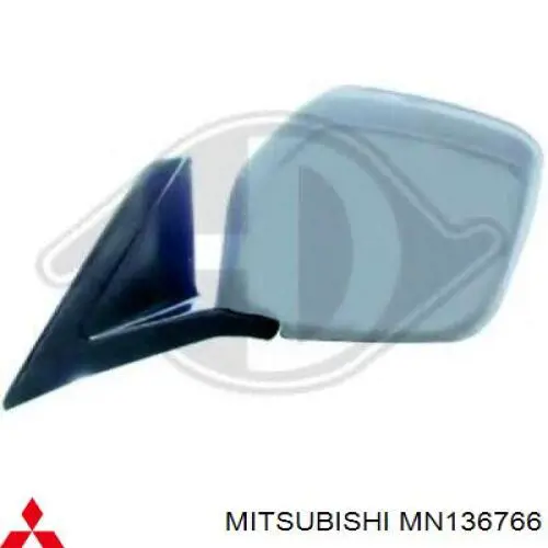  Espejo retrovisor derecho para Mitsubishi L 200 KA, KB