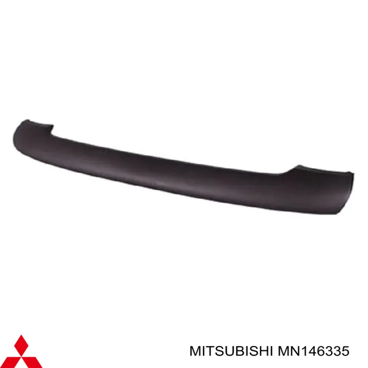  Listón embellecedor/protector, parachoques delantero para Mitsubishi L 200 KA, KB