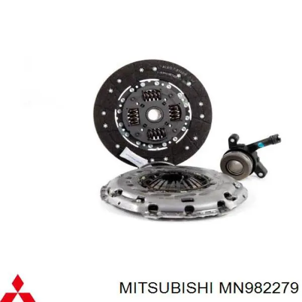 MN982279 Mitsubishi kit de embrague (3 partes)