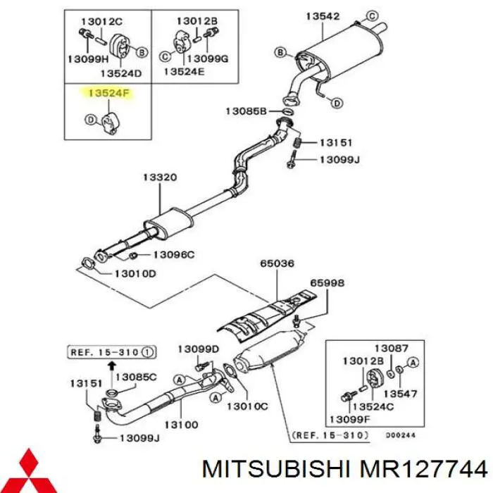 MR127744 Mitsubishi 