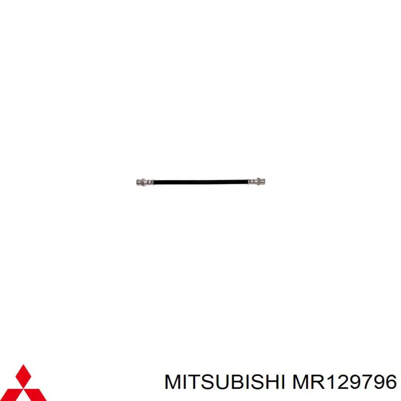 MB857582 Mitsubishi tubo flexible de frenos trasero