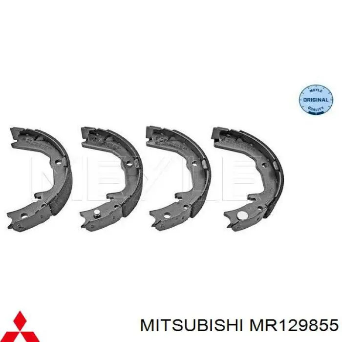 MR129855 Mitsubishi zapatas de frenos de tambor traseras