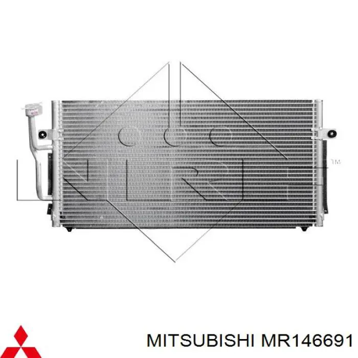  Condensador aire acondicionado para Mitsubishi Carisma DA