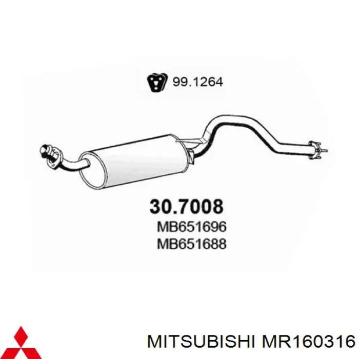 MR160316 Mitsubishi 