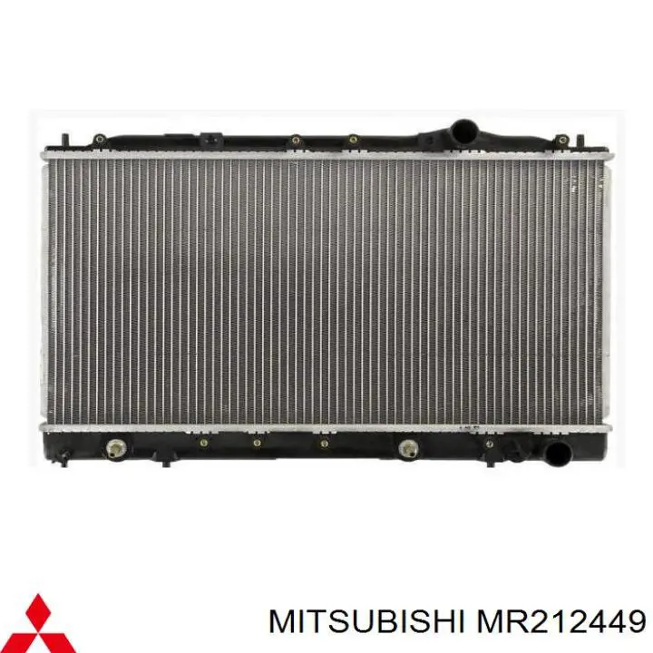 MR212449 Mitsubishi radiador refrigeración del motor