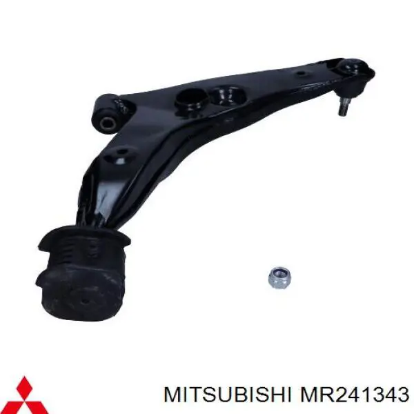 MR241343 Mitsubishi barra oscilante, suspensión de ruedas delantera, inferior izquierda