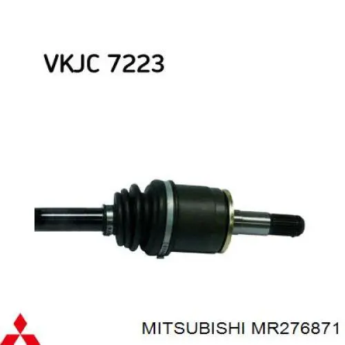  Árbol de transmisión delantero izquierdo para Mitsubishi L 200 K60, K70