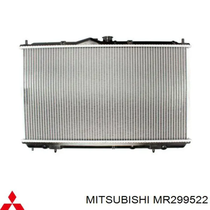 MR299522 Mitsubishi radiador refrigeración del motor