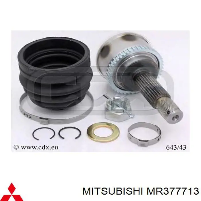  Árbol de transmisión delantero izquierdo para Mitsubishi Space Star DG0