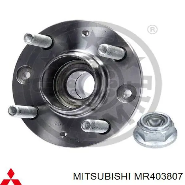 MR403807 Mitsubishi cubo de rueda trasero