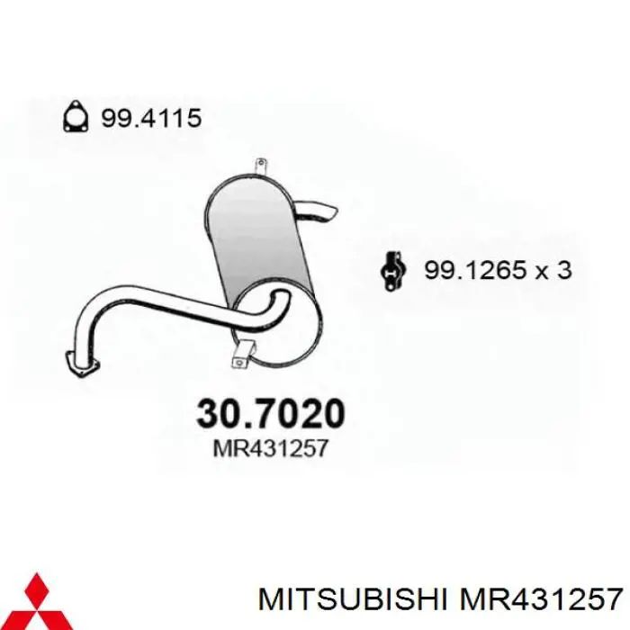 MR431257 Mitsubishi 