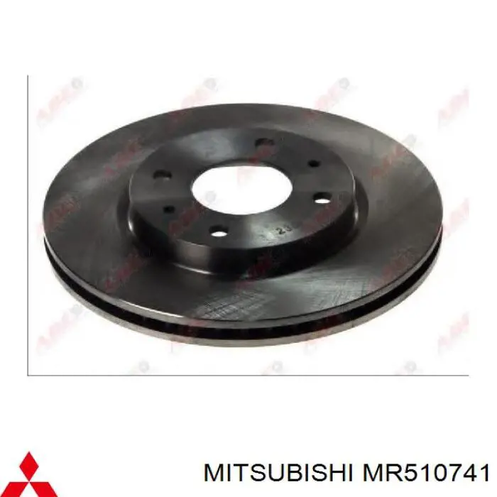 MR510741 Mitsubishi freno de disco delantero