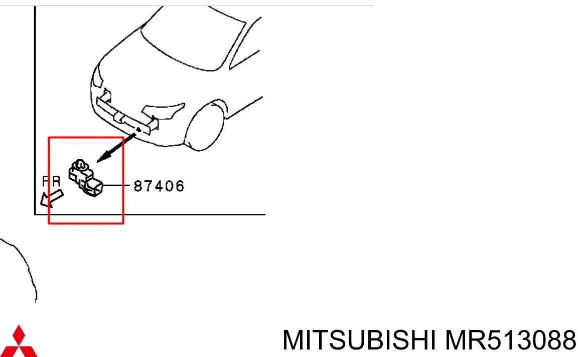  Sensor de temperatura del interior para Mitsubishi Eclipse GK, GL