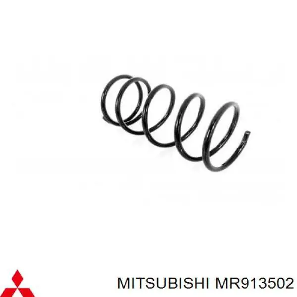 MR913502 Mitsubishi muelle de suspensión eje delantero