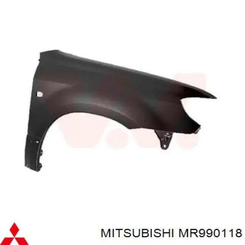  Guardabarros delantero derecho para Mitsubishi Outlander 1 