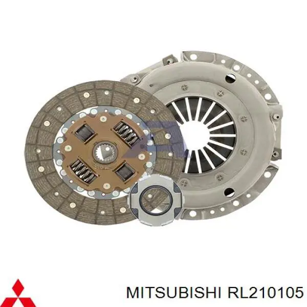 RL210105 Mitsubishi kit de embrague (3 partes)