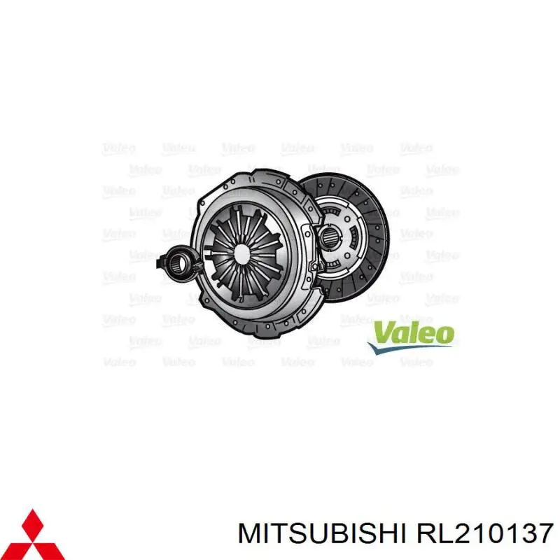 RL210137 Mitsubishi kit de embrague (3 partes)