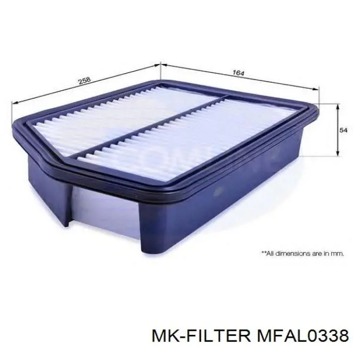 MFAL0338 MK Filter filtro de aire