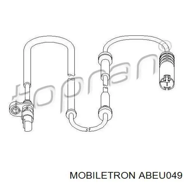 ABEU049 Mobiletron sensor abs trasero