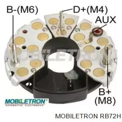 RB-72H Mobiletron alternador diodo puente rectificador