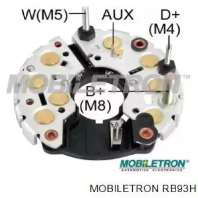 RB93H Mobiletron alternador diodo puente rectificador