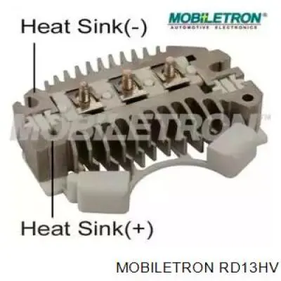 RD-13HV Mobiletron alternador diodo puente rectificador