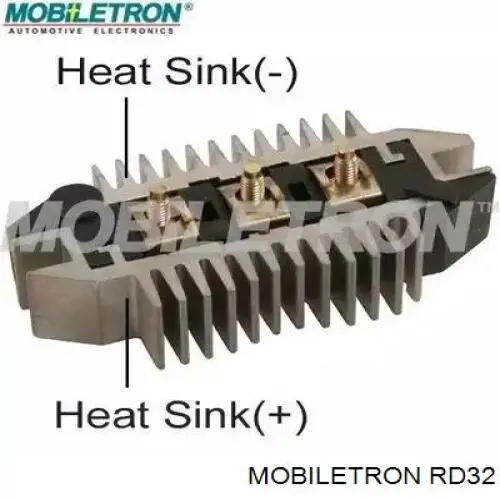 RD32 Mobiletron alternador diodo puente rectificador