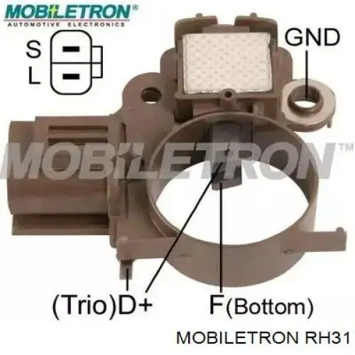 RH-31 Mobiletron alternador diodo puente rectificador