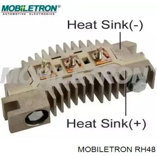 RH48 Mobiletron alternador diodo puente rectificador