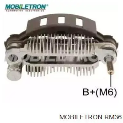 RM36 Mobiletron alternador diodo puente rectificador