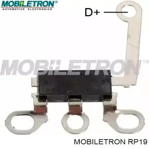 RP19 Mobiletron alternador diodo puente rectificador