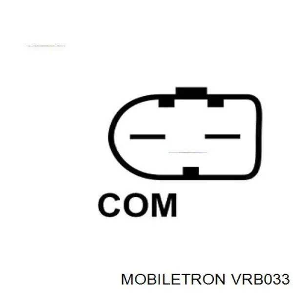 VRB033 Mobiletron regulador de rele del generador (rele de carga)