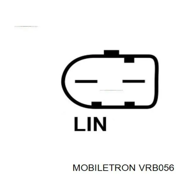 VRB056 Mobiletron regulador de rele del generador (rele de carga)