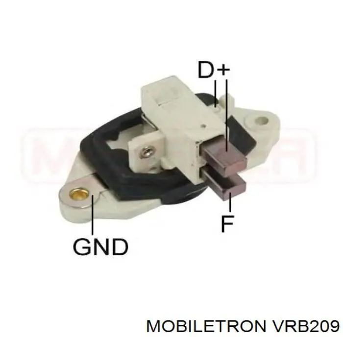 VRB209 Mobiletron regulador de rele del generador (rele de carga)