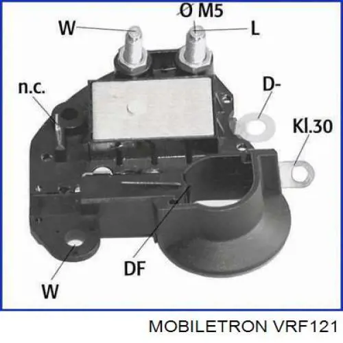 VRF121 Mobiletron regulador de rele del generador (rele de carga)