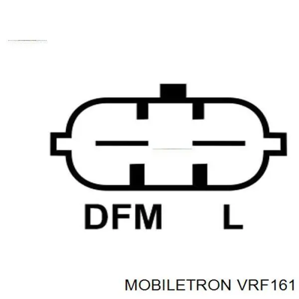 VRF161 Mobiletron regulador de rele del generador (rele de carga)