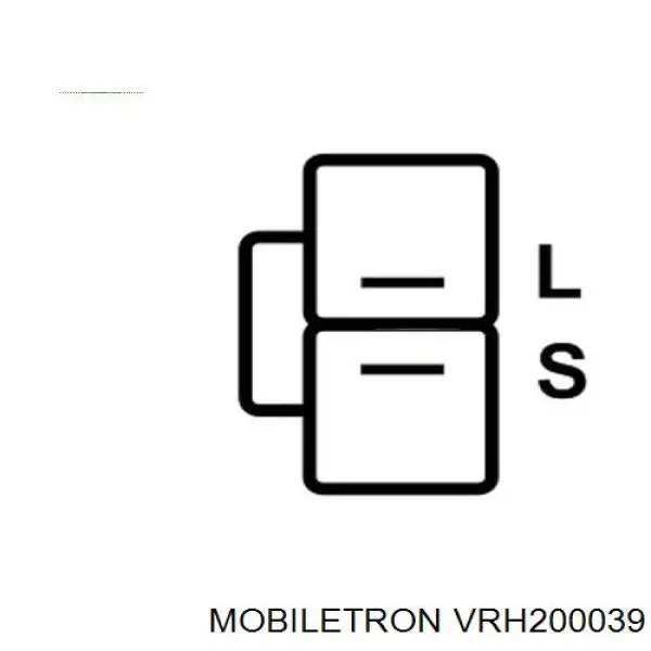 VRH200039 Mobiletron regulador de rele del generador (rele de carga)