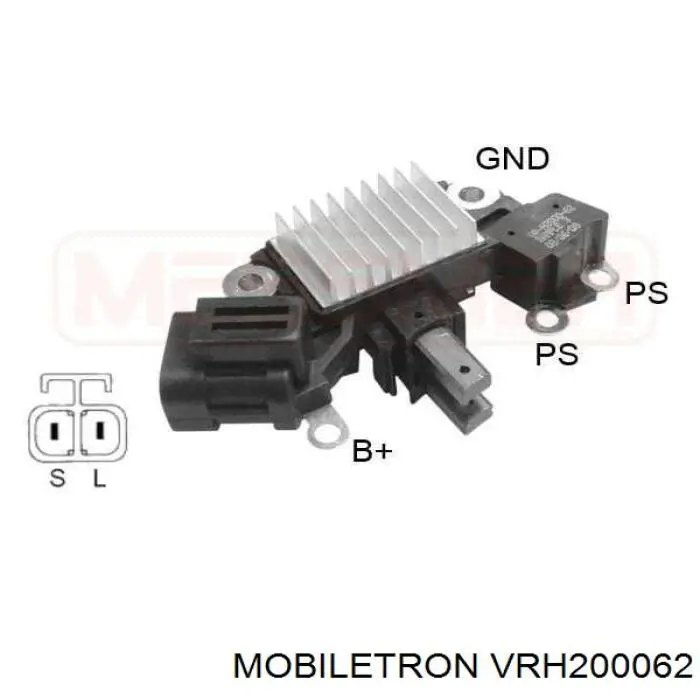 VRH200062 Mobiletron regulador de rele del generador (rele de carga)